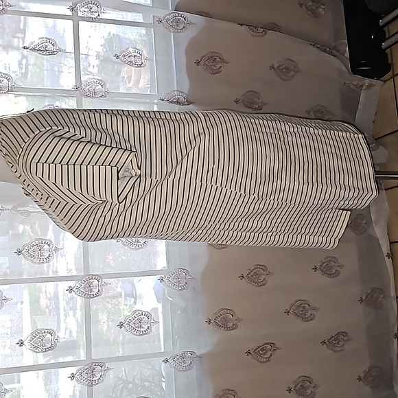 Palm Moss(Green) Striped T-Shirt Dress - Picture 6 of 11